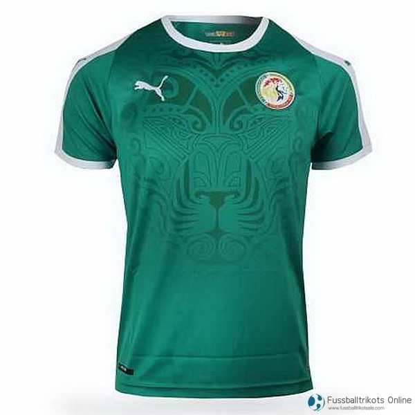 Senegal Trikot Heim 2018 Grün Fussballtrikots Günstig